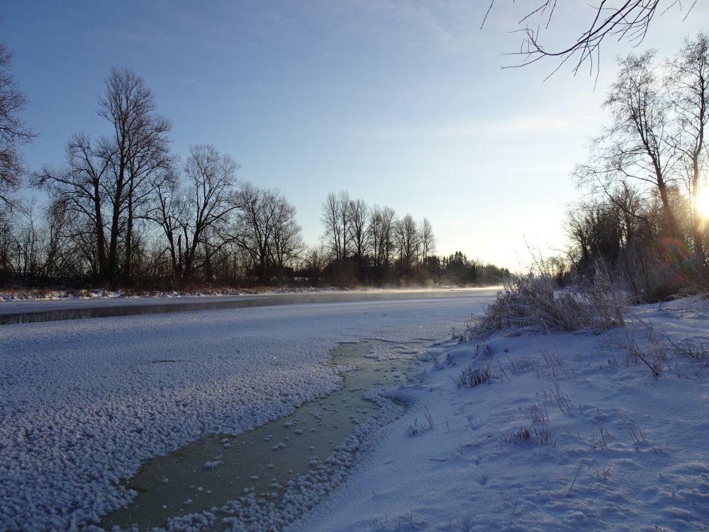 Nädala alguses oli Pedja jõgi osaliselt jäätunud
