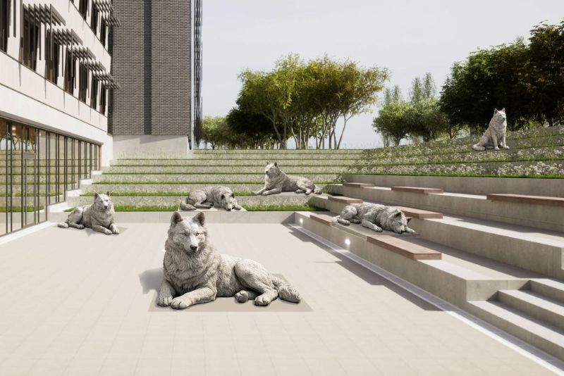 Sisekaitseakadeemial valmib 2027. aasta suvel Tallinnas uus majutus- ja õppehoone. Hoone ette kerkib imeilus kunstiteos, mis kujutab meie rahvuslooma hunti. Sku