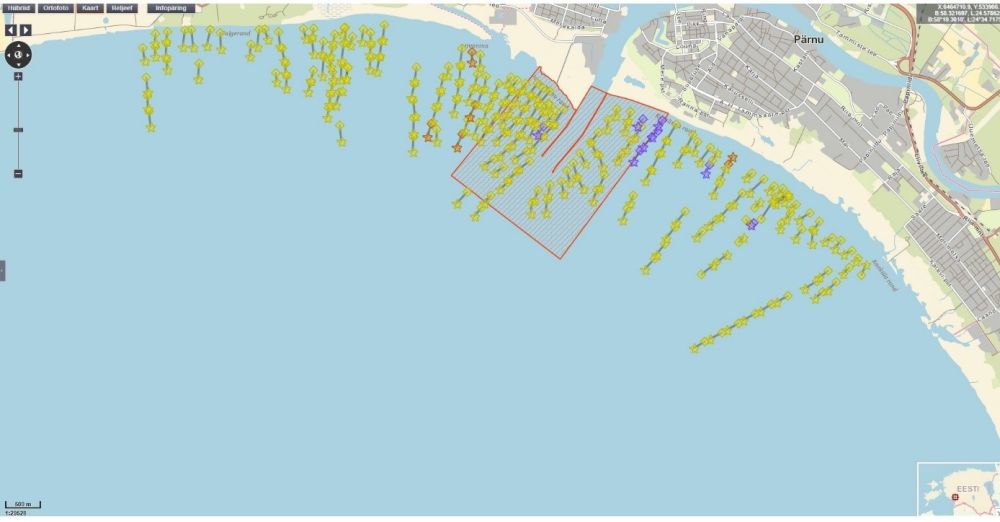 Tindimõrrad Pärnu lahes aprillis 2021