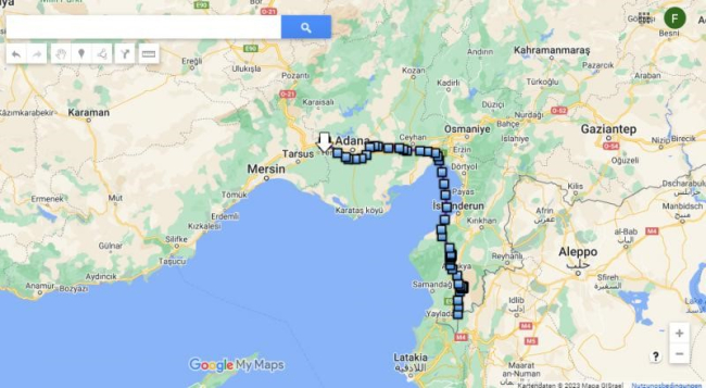 Isaslind Karl is still wandering in Turkey.