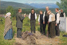 Erik Werenskiold - Peasant Burial - Google Art Project.jpg
