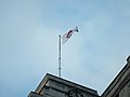 London Underground flag, 55 Broadway – London, UK – (2016-12-25).jpg